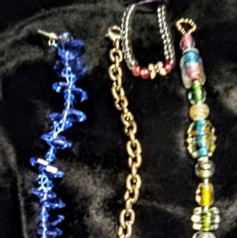 Elegant Blue and Gold Women's Jewelry Set